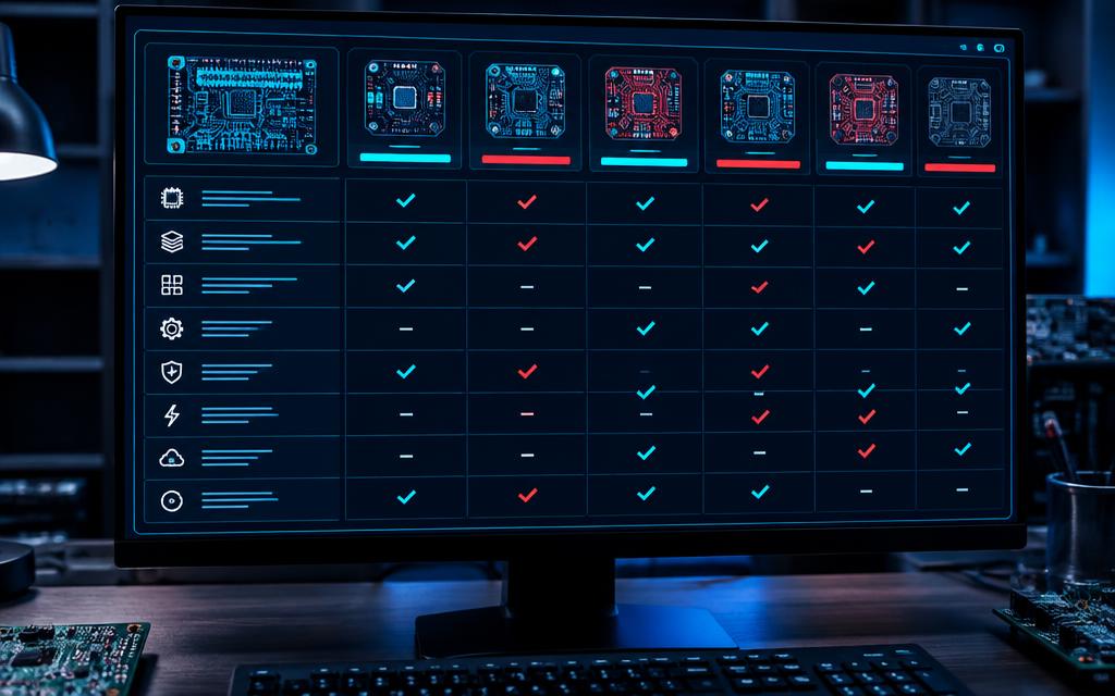 Feature matrix illustration